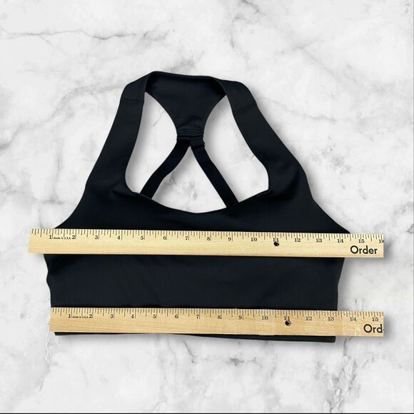 New Balance Power X Black Sports Bra Size M (D-DD) High Impact Bra NWT - Picture 4 of 16